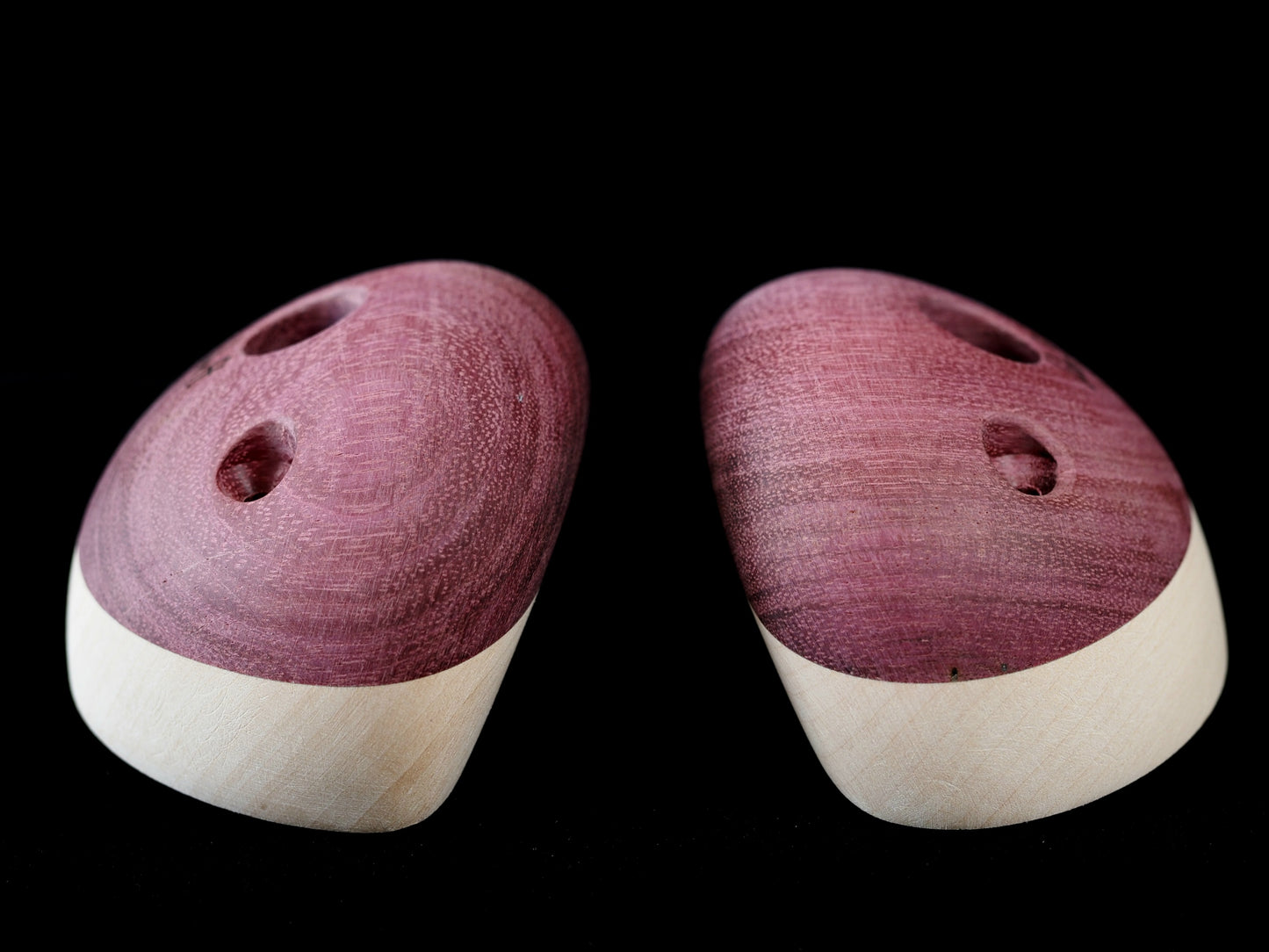 Pair of Small Positive Premium Slopers (Purpleheart)