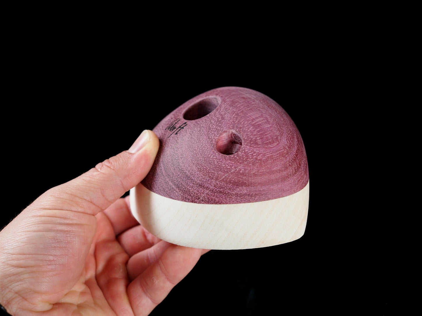 Pair of Small Positive Premium Slopers (Purpleheart)